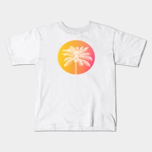 White palm tree Kids T-Shirt